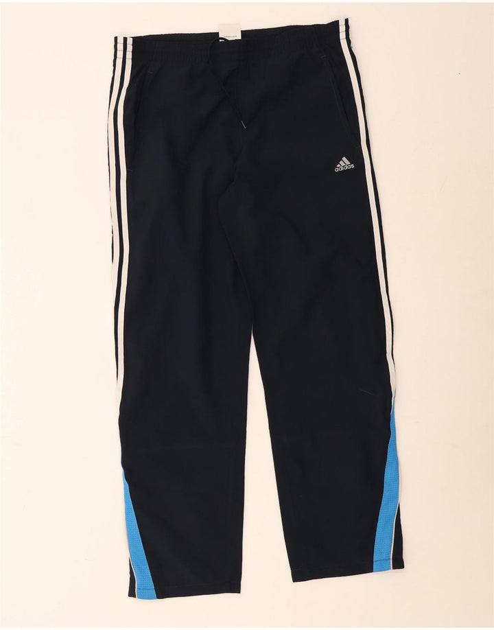 Ανδρική αθλητική φόρμα Adidas Παντελόνι Μεγάλο μπλε Navy Colourblock Πολυεστέρας