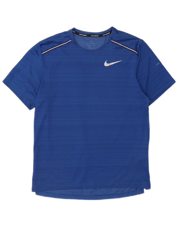 Ανδρικό μπλουζάκι Nike Dri Fit Μπλουζάκι με μεσαίο μπλε ριγέ πολυεστέρα