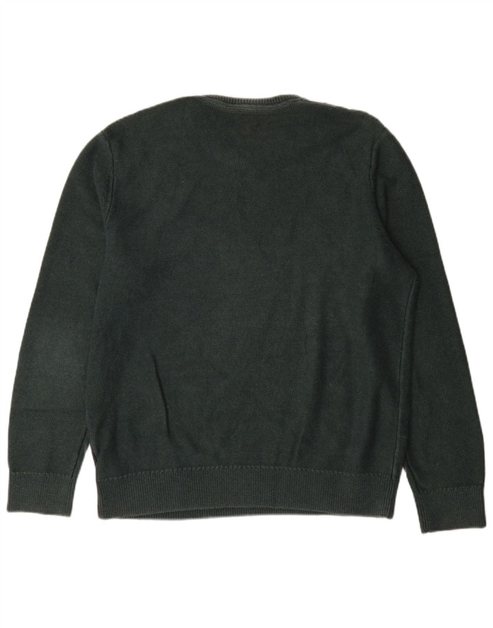 Ανδρικό πουλόβερ Gap Crew Neck Jumper Μεγάλο πράσινο βαμβακερό