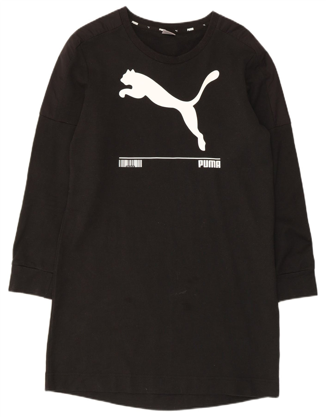 Γυναικείο φόρεμα Puma Graphic Jumper UK 10 Small Black