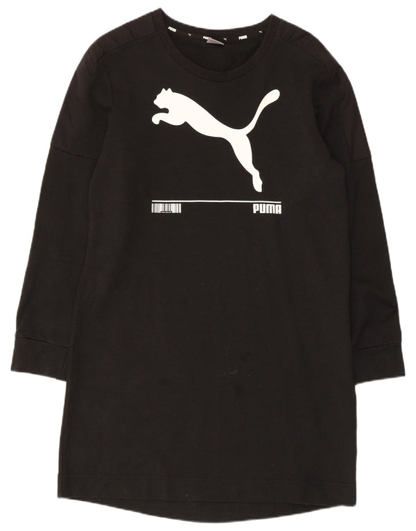 Γυναικείο φόρεμα Puma Graphic Jumper UK 10 Small Black