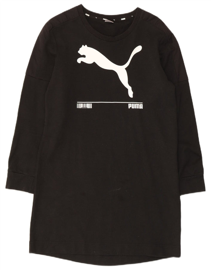 Γυναικείο φόρεμα Puma Graphic Jumper UK 10 Small Black
