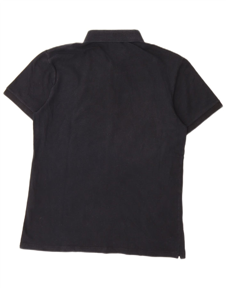 Fred Perry Ανδρικό πουκάμισο Polo μεγάλο μπλε ναυτικό βαμβακερό