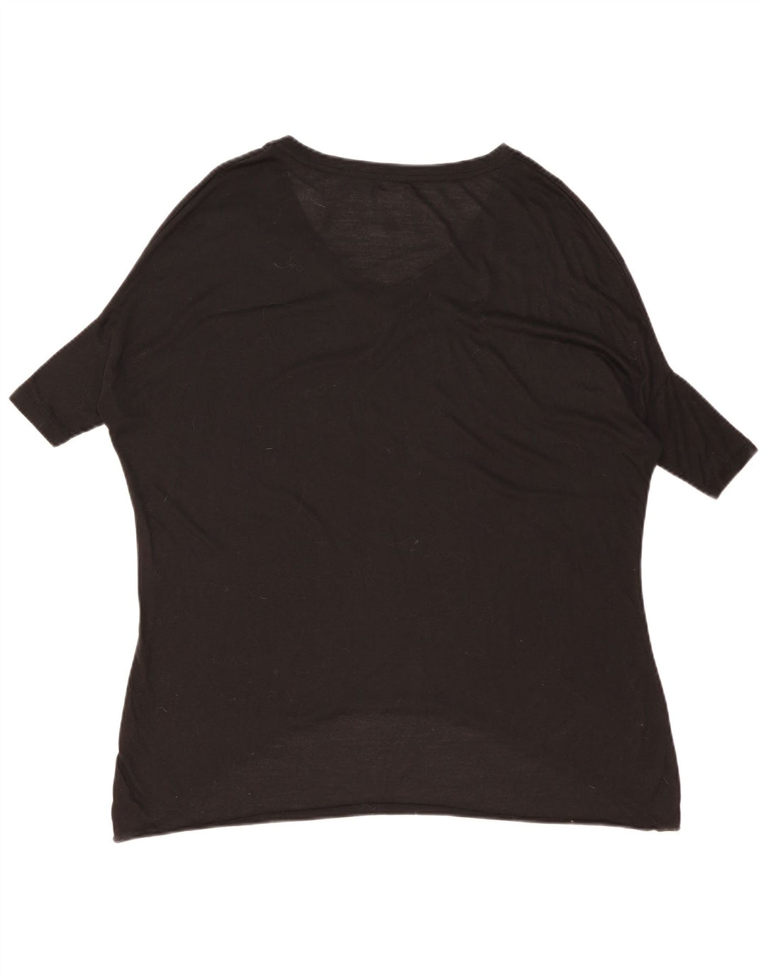 Zara Womens Oversized Tunic Top 10 Small Black