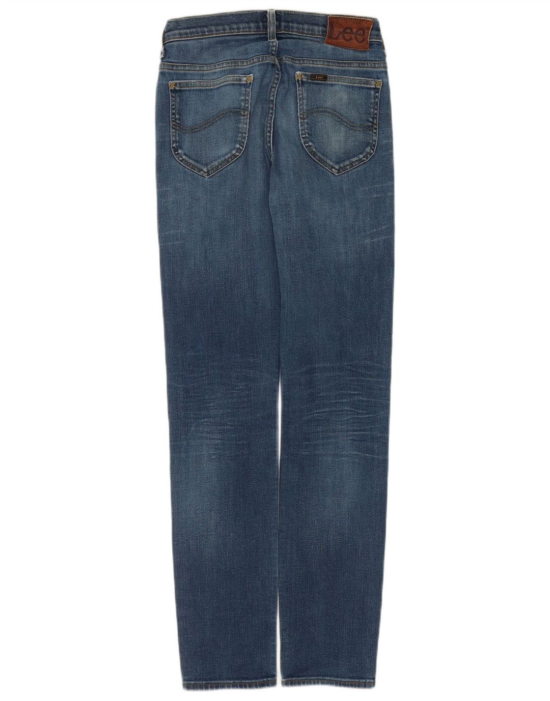 Lee Womens Rider Slim Jeans W28 L32 Μπλε βαμβακερό