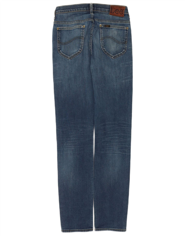 Lee Womens Rider Slim Jeans W28 L32 Μπλε βαμβακερό