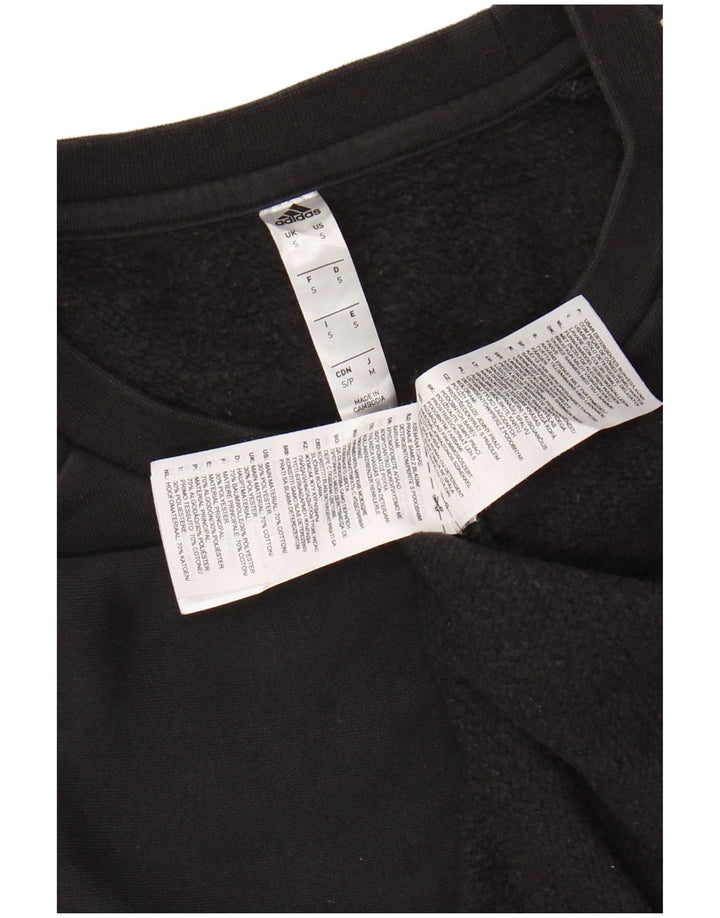 Ανδρικό φούτερ ADIDAS Jumper Μικρό μαύρο βαμβακερό