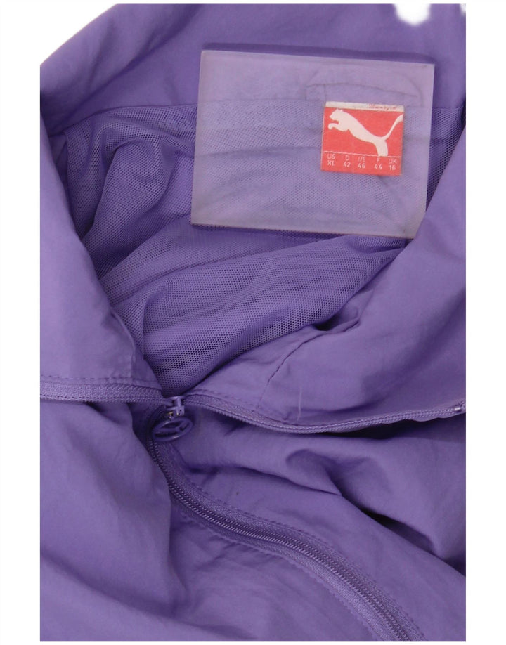 Puma Γυναικεία αθλητική φόρμα Top Jacket UK 18 XL Purple