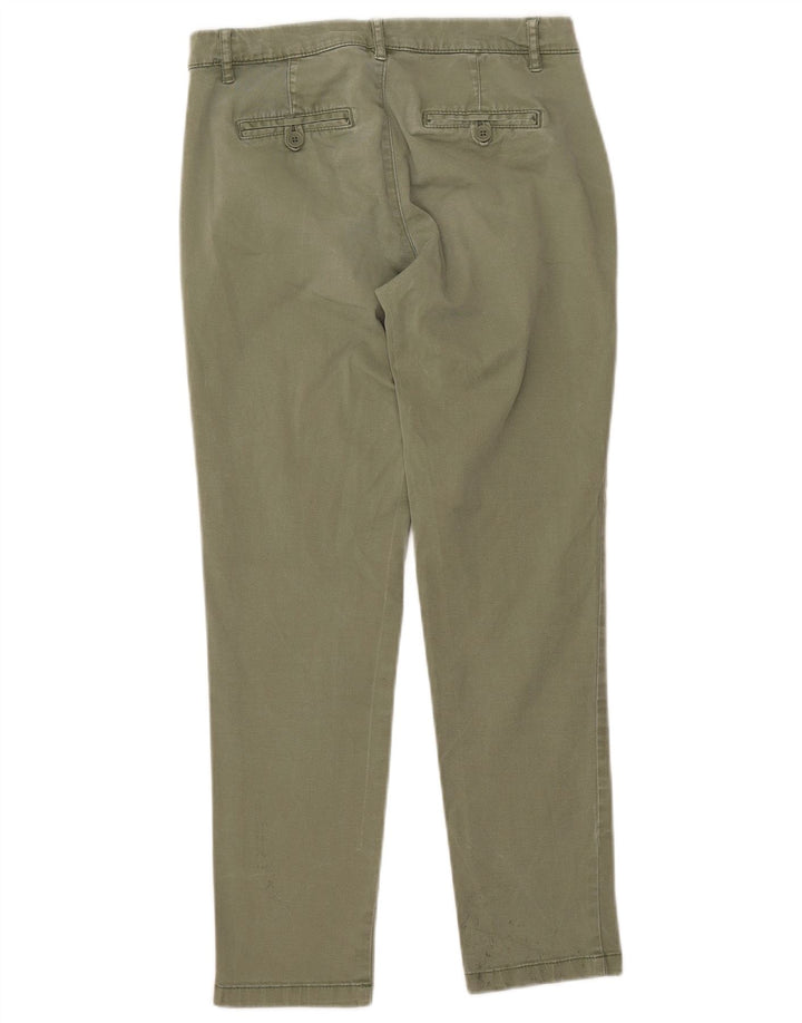 BENETTON Girls Slim Chino Παντελόνι 13-14 ετών W26 L26 Khaki