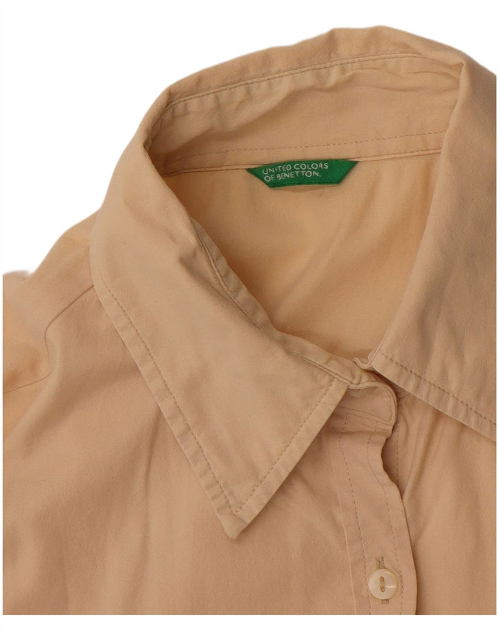 Γυναικείο πουκάμισο Benetton UK 12 Medium Beige