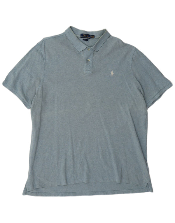 Πόλο Ralph Lauren Ανδρικό πουκάμισο Classic Fit 2XL Μπλε βαμβακερό