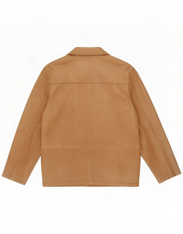 David Moore Ανδρικό Δερμάτινο Μπουφάν UK 42 XL Brown Classic