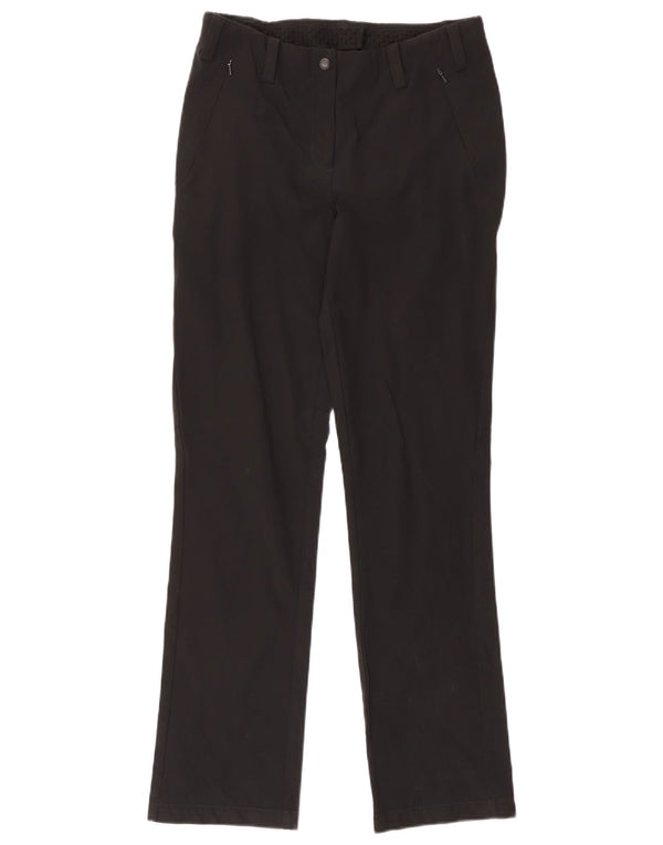Rohan γυναικείο ίσιο casual παντελόνι UK 10 Small W32 L30 Black Polyamide