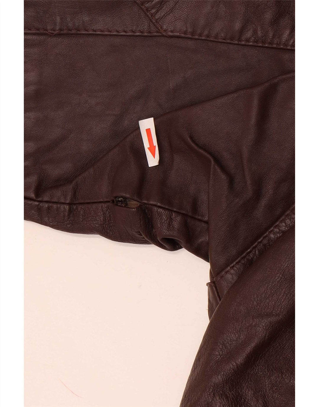 Vintage Γυναικείο Δερμάτινο Μπουφάν UK 14 Large Brown