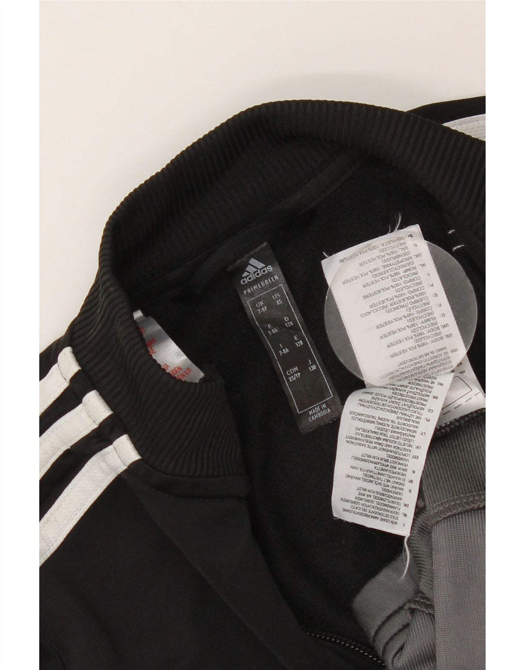 Adidas Boys αθλητική φόρμα Adidas Top Jacket 7-8 Years Black Colourblock Polyester