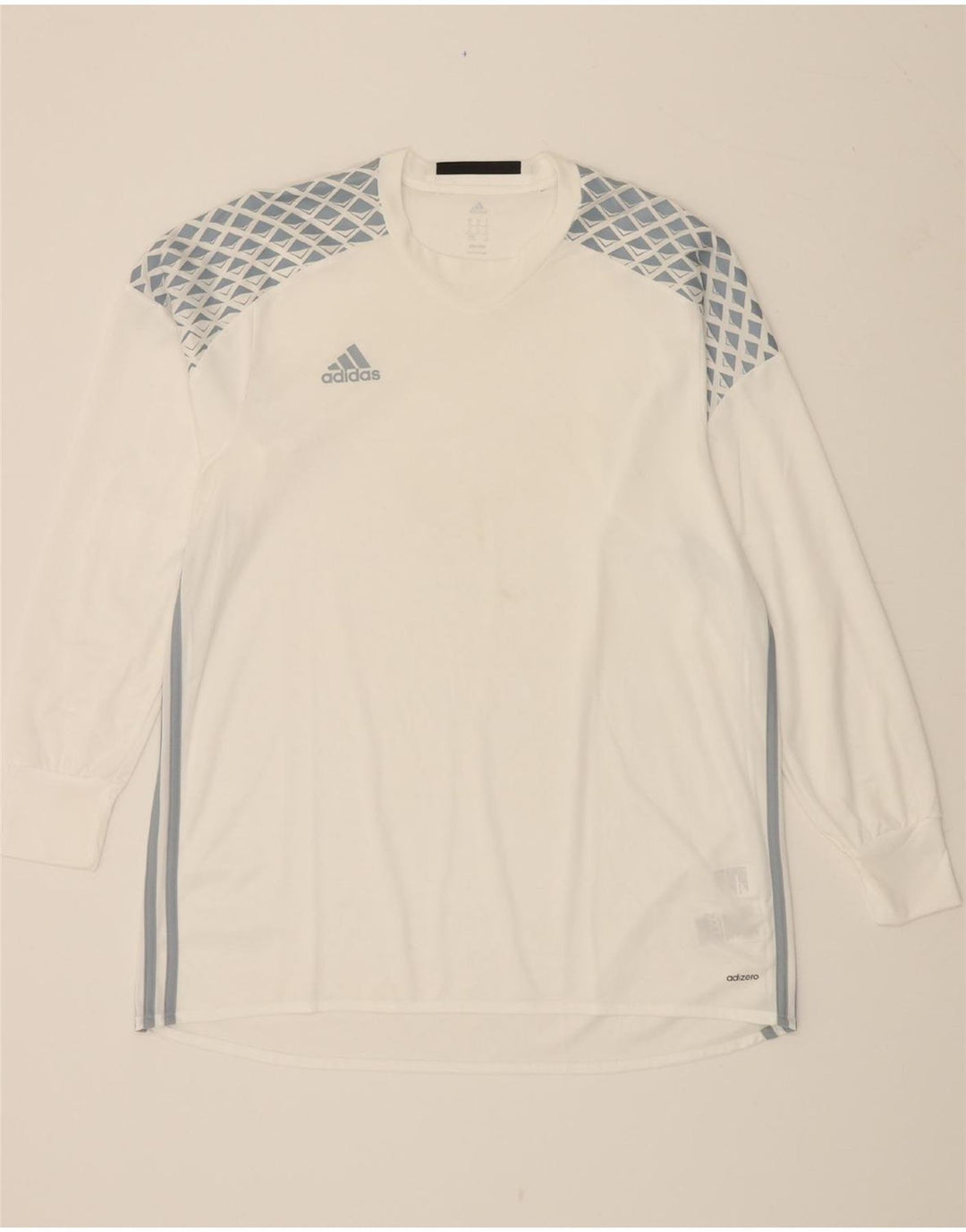 ADIDAS Ανδρικό τοπ Adizero Graphic Μακρυμάνικο XL Λευκός Πολυεστέρας
