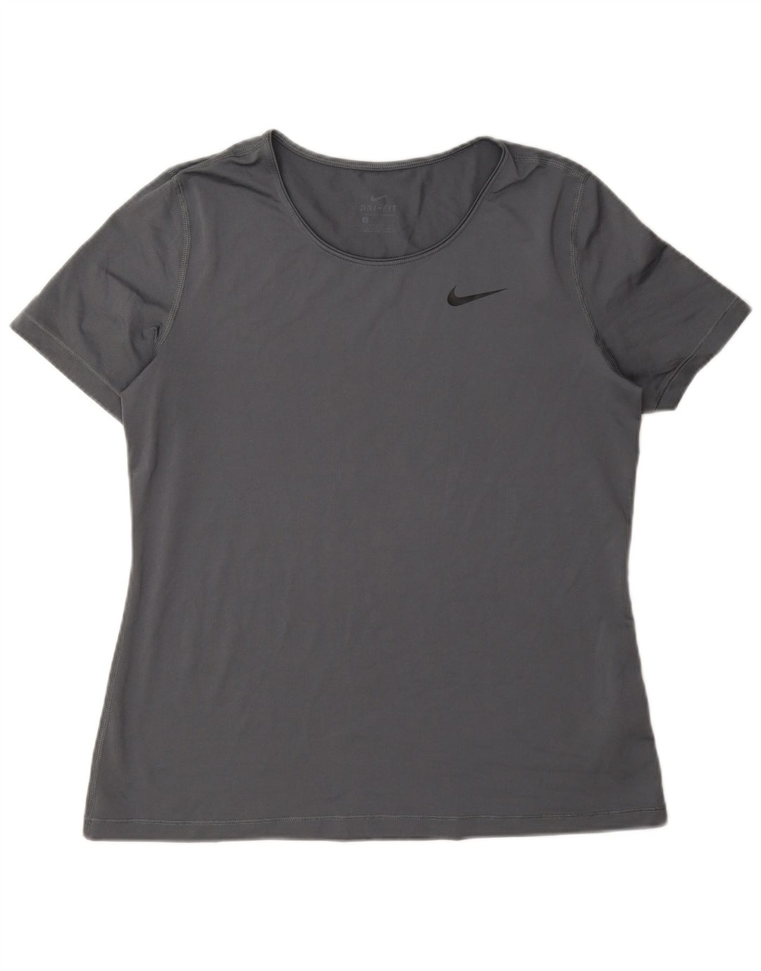 Γυναικείο T-shirt Nike Dri Fit Top UK 16 Large Grey Polyester