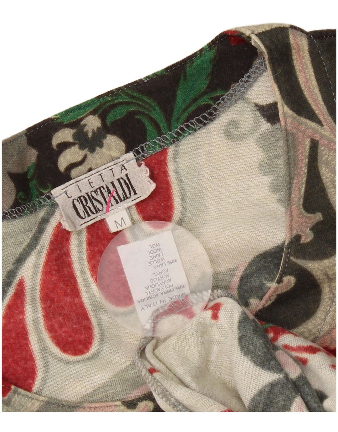 Cristaldi Γυναικεία Loose Fit Μπλούζα Τοπ UK 14 Medium πολύχρωμο Floral
