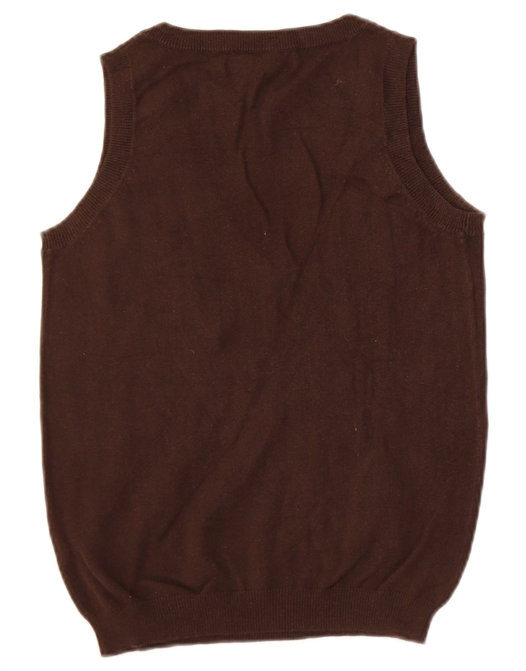 Zara Γυναικείο Γιλέκο Tank Top UK 12 μεσαίο καφέ βαμβακερό