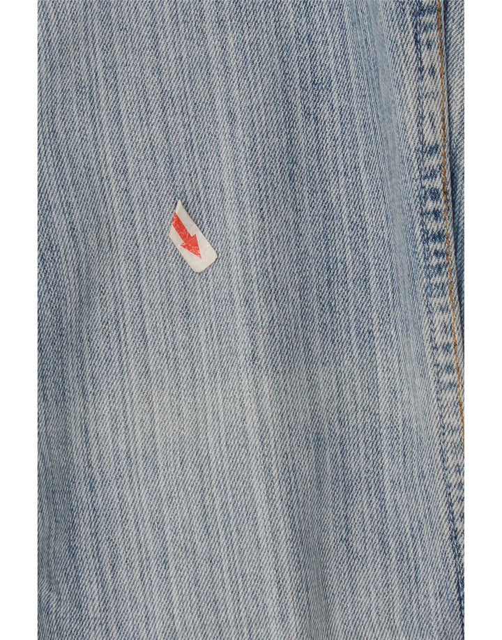 Levi's Womens 595 Straight Jeans W27 L32 Blue Cotton