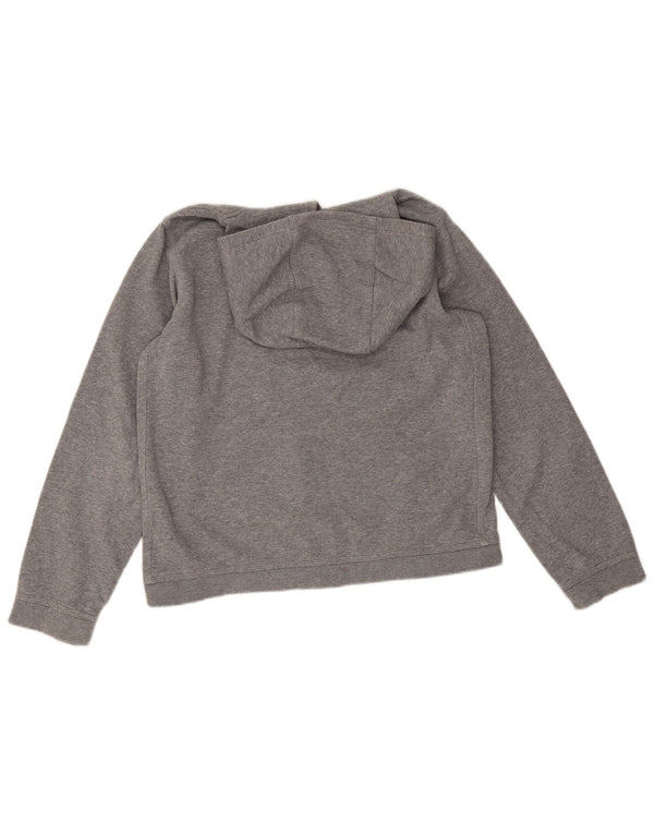 Nike Girls Hoodie Jumper 13-14 Years XL Γκρι βαμβακερό