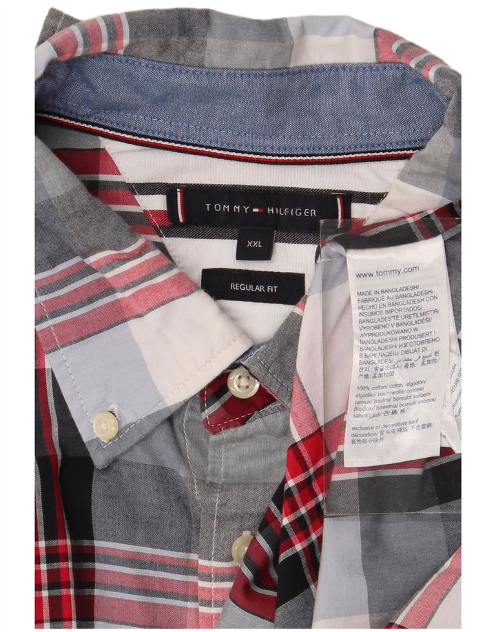 Tommy Hilfiger Ανδρικό πουκάμισο κανονικής εφαρμογής 2XL πολύχρωμο βαμβακερό καρό