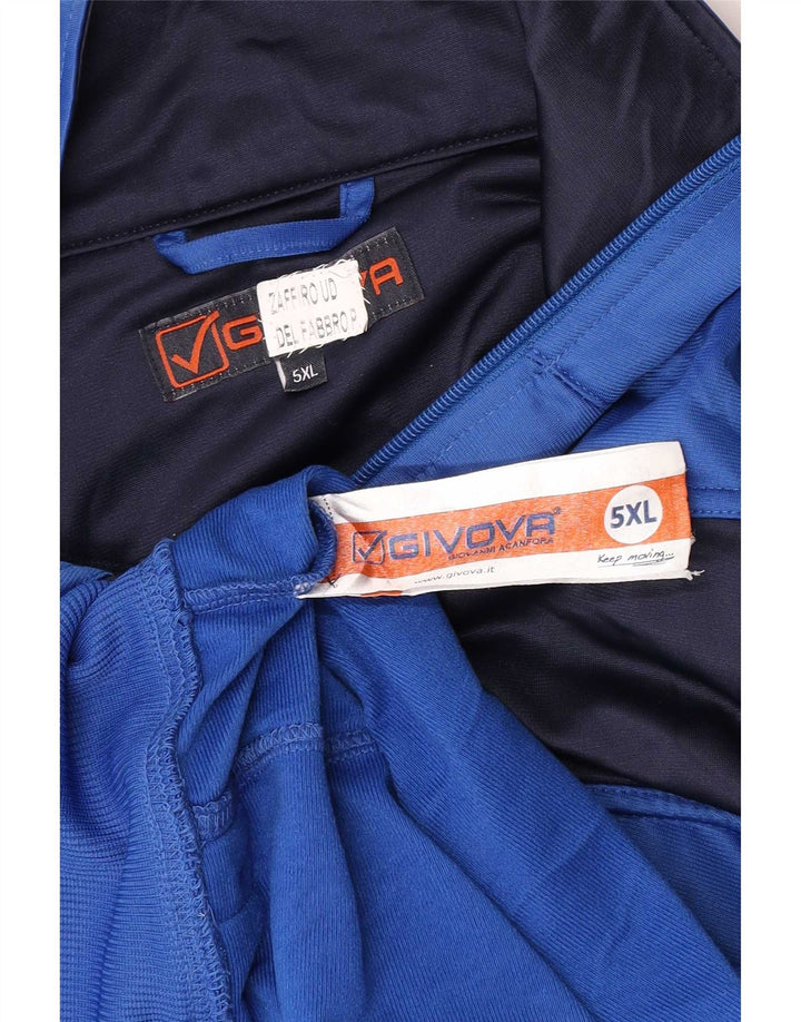 Givova Ανδρική φόρμα αθλητικής φόρμας 5XL 5XL μπλε πολυεστέρας
