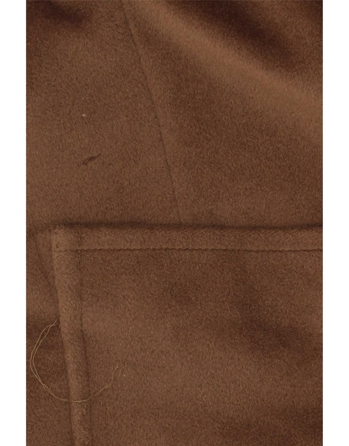 Max Mara Γυναικείο Oversized Πανωφόρι UK 12 Μαλλί μεσαίου καφέ