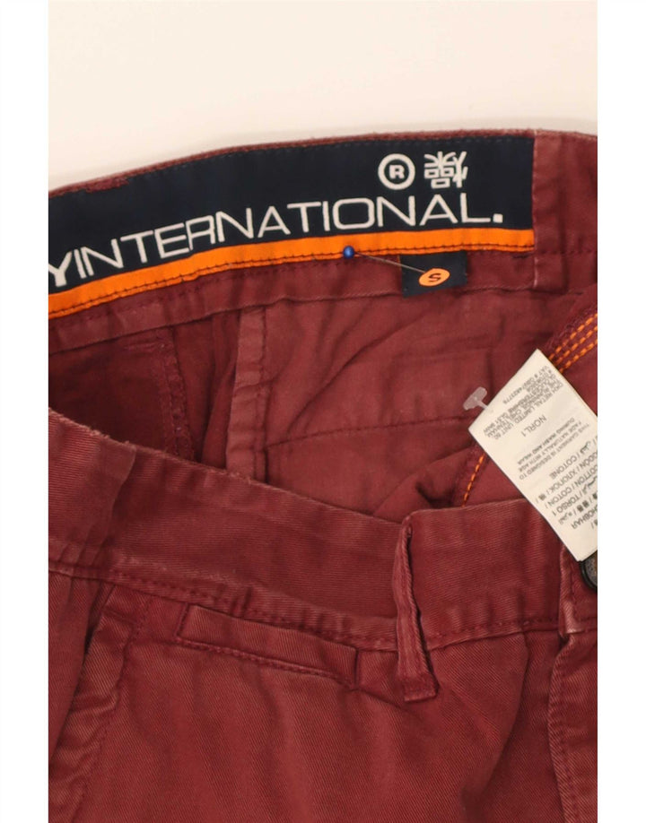 Ανδρικό σορτς Chino Superdry Small W32 βαμβακερό καφέ