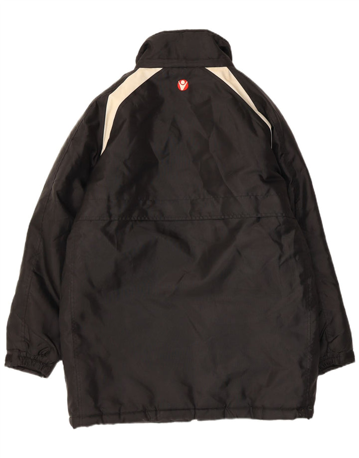 Ανδρικό γραφικό παλτό αντιανεμικό Macron UK 36 Small Black Colourblock