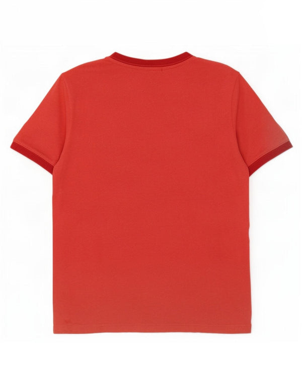 Superdry Γυναικείο T-Shirt Top UK 10 Small Red Cotton