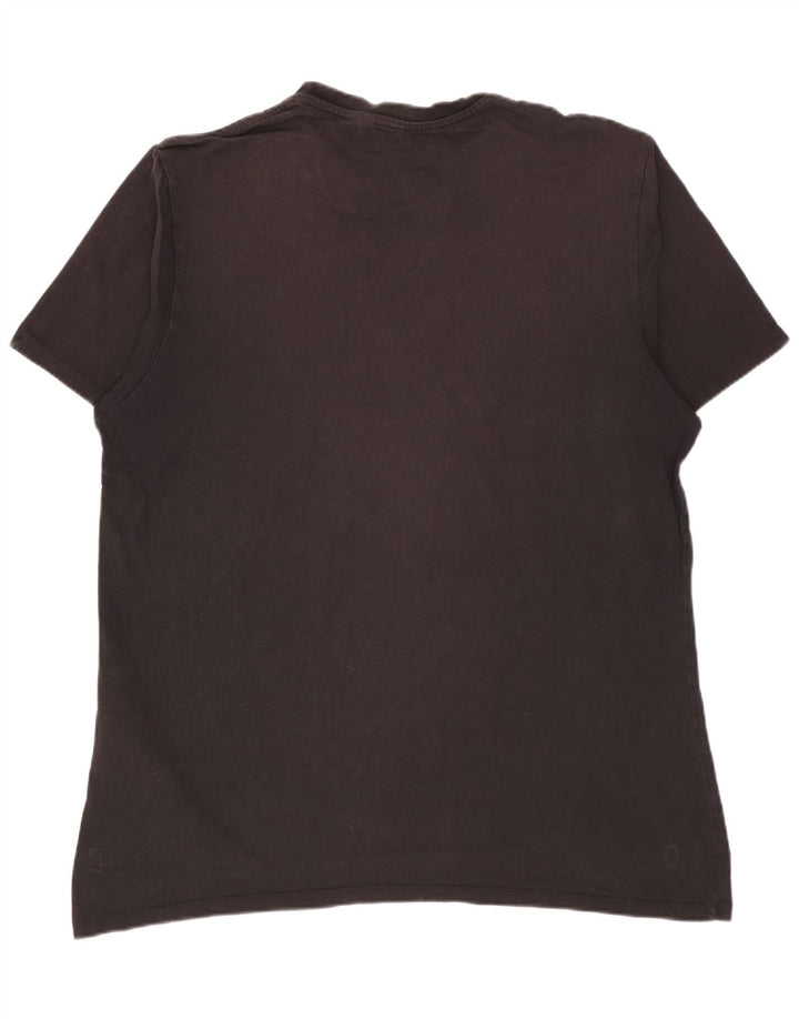 Ανδρικό γραφικό T-Shirt LEVI'S Top μεγάλο μαύρο βαμβακερό