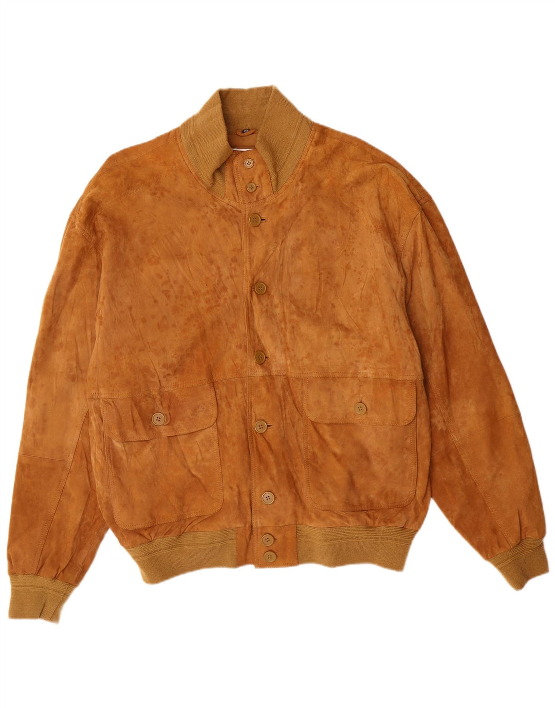 Freeheron Ανδρικό Suede Bomber Jacket IT 56 XL Καφέ Δερμάτινο