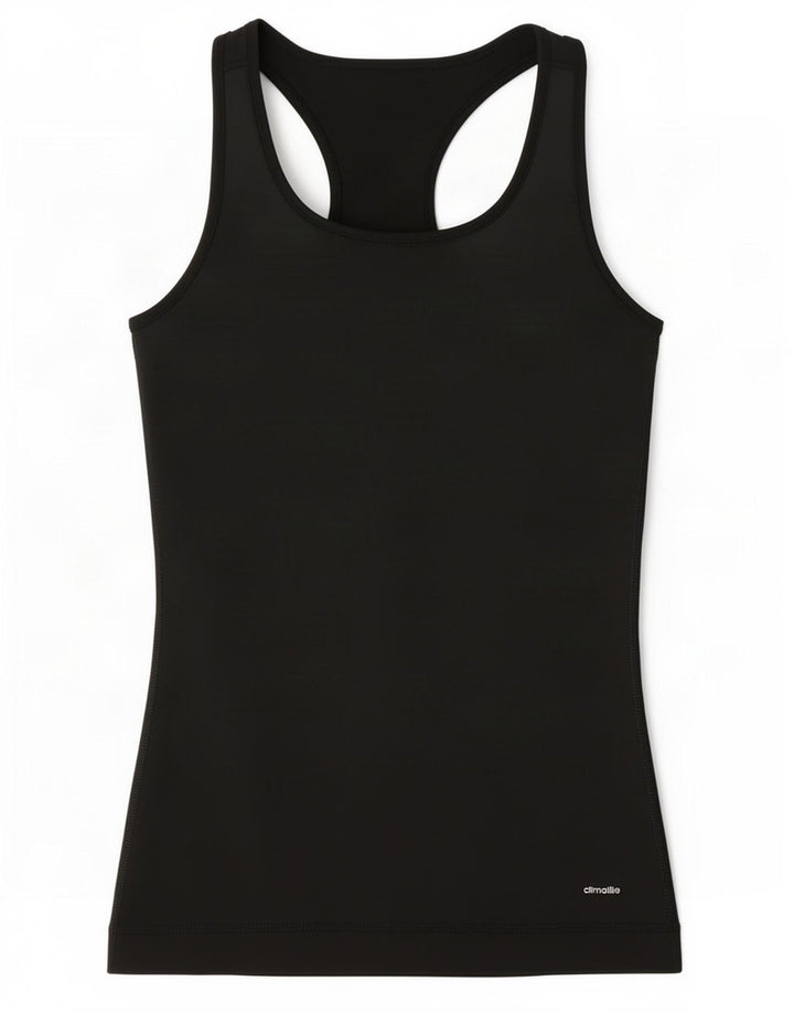 Adidas Γυναικείο γιλέκο Climalite Top UK 12/14 Μεσαίο Μαύρο Πολυεστέρας