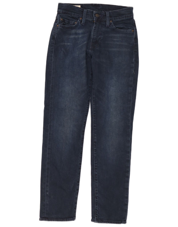 Levi's Womens 511 Slim Jeans W27 L30 Navy Blue Cotton