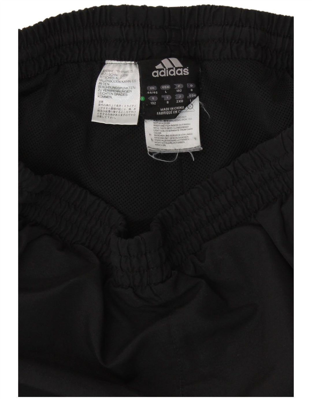 Ανδρική φόρμα ADIDAS Παντελόνι Joggers UK 44/46 Large Black Colourblock