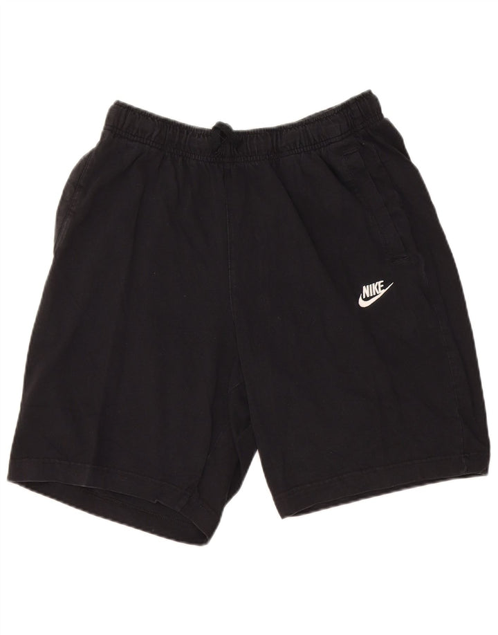 Ανδρικό αθλητικό σορτς Nike, μεσαίο μαύρο βαμβακερό