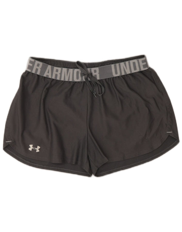 Γυναικείο Under Armour Heat Gear Graphic Swimming Short UK 14 Medium Grey