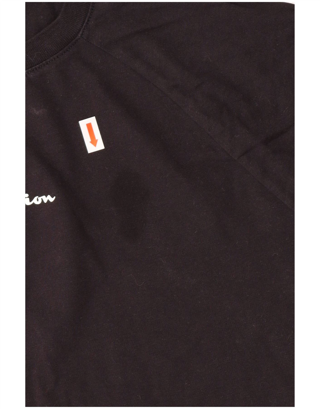 Champion Γυναικείο γραφικό T-Shirt Top XL Μαύρο βαμβακερό