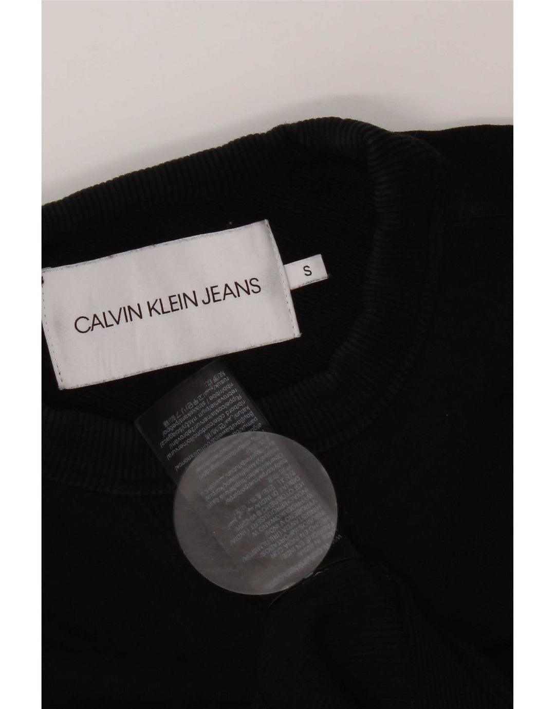 Calvin Klein Ανδρικό φούτερ με κανονική εφαρμογή, γραφικό, μικρό μαύρο βαμβακερό