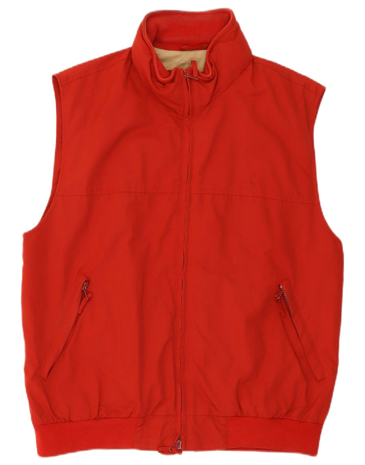 Marina Yachting Mens Gilet IT 48 Medium Red Polyamide
