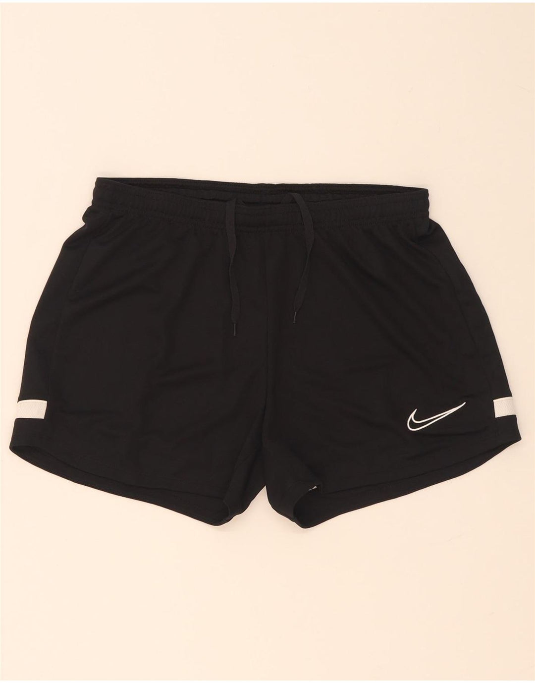 Γυναικείο αθλητικό σορτς Nike Dri Fit UK 12 μεσαίου μαύρου πολυεστέρα