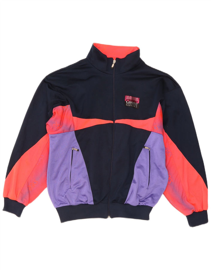 Ανδρική φόρμα γυμναστικής γραφικών ASICS Top Jacket IT 50 Medium Navy Blue Colourblock