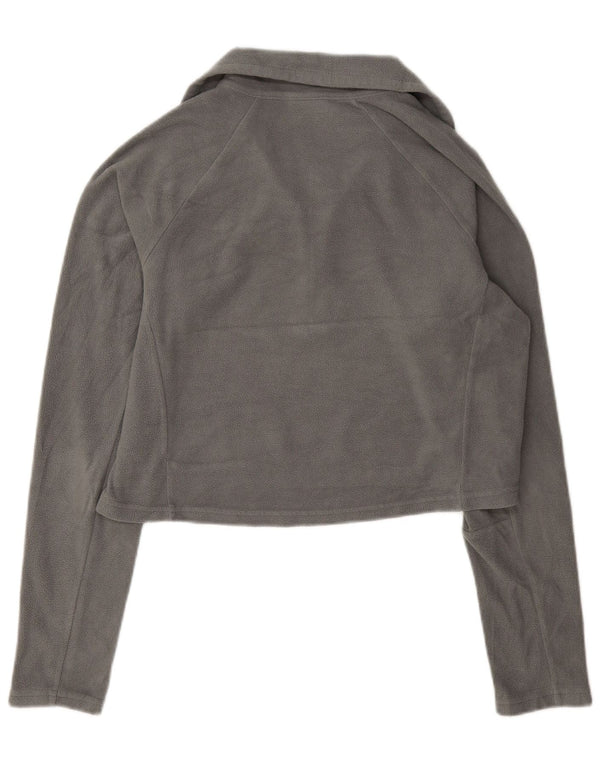 Columbia γυναικείο φερμουάρ με φερμουάρ Fleece Jumper UK 6 XS Grey Polyester