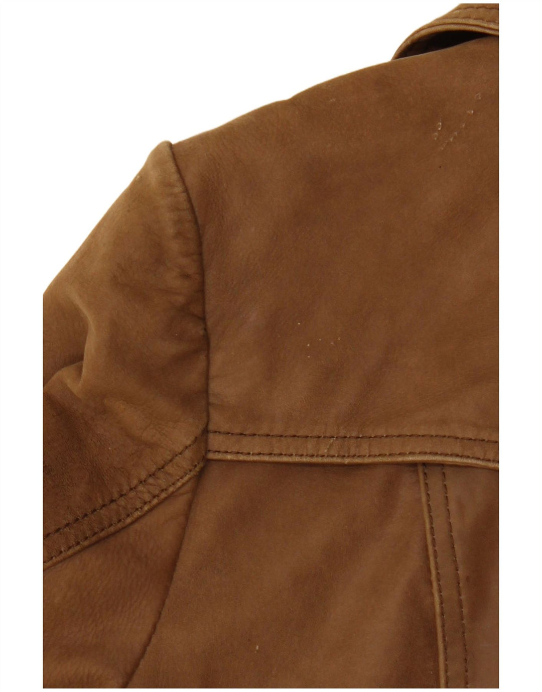 HEINE Γυναικείο Δερμάτινο Παλτό IT 38 XS Καφέ Δερμάτινο