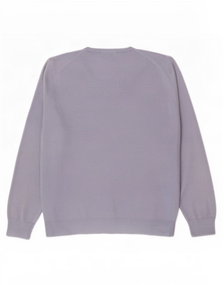 Ανδρικό πουλόβερ Marks & Spencer Blue Harbor με V-Neck Jumper Μεσαίο Ακρυλικό