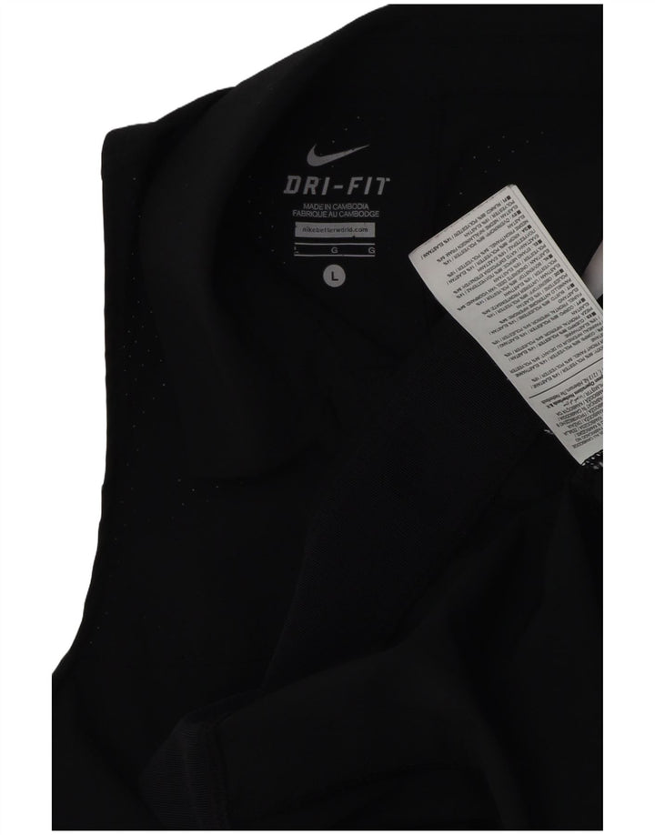 Γυναικείο γιλέκο NIKE Dri Fit Top UK 16 Large Black Polyester