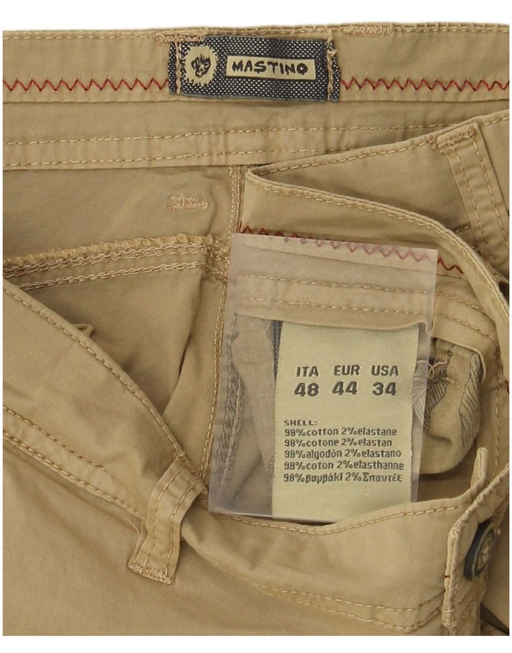 Vintage Ανδρικό Σορτς Cargo IT 48 Medium W34 Μπεζ βαμβακερό