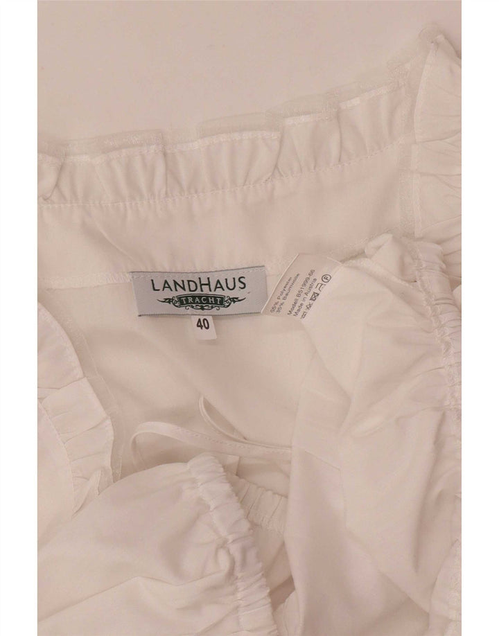 Landhaus Womens Crop Top EU 40 Μεσαίο λευκό πολυεστέρας