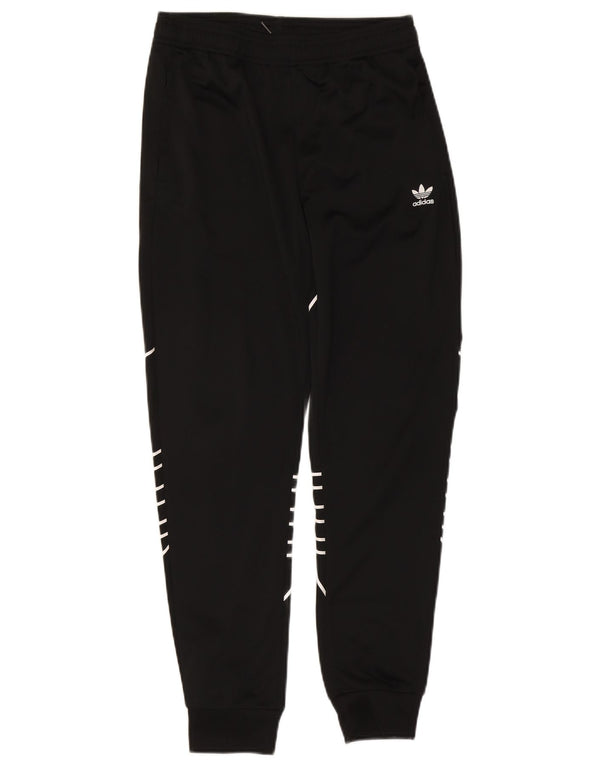 Adidas Boys Graphic αθλητική φόρμα παντελόνι Joggers 13-14 ετών μαύρο πολυεστέρα